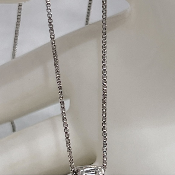 White South Sea Pearl White Topaz Sterling Silver Pendant Necklace - Picture 8 of 12